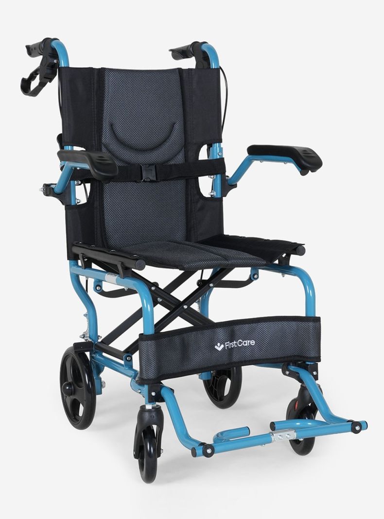 Silla de Ruedas de Transporte Premium 2.0 Negro