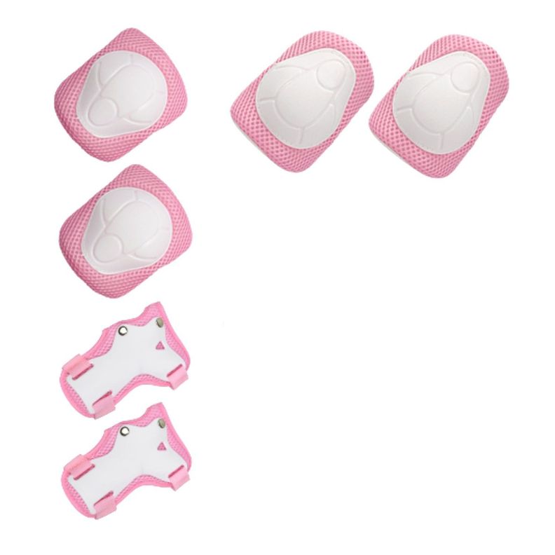 Pack Rodilleras Coderas y Muñequeras - Rosado-1