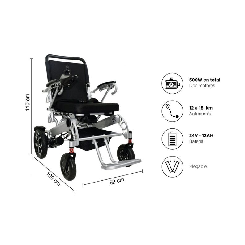 Silla de Ruedas Electrica Premium Travel-1