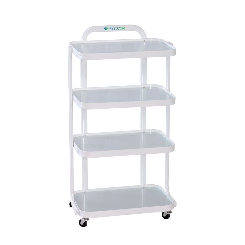 Carro Organizador Multiuso 4 Niveles Vidrio