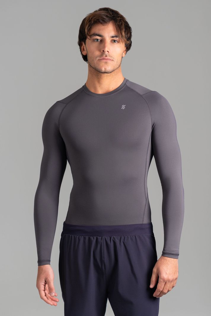 Ultimate Polera ML Compresiva Sport Hombre Magnet-0