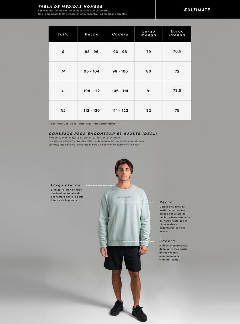 Ultimate Crew Raglan Hombre Dark Grey-4