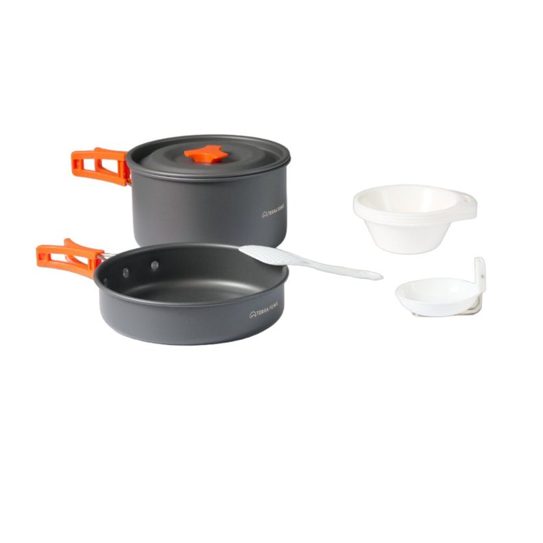 Set Ollas Aluminio Camping 2 Piezas M-0