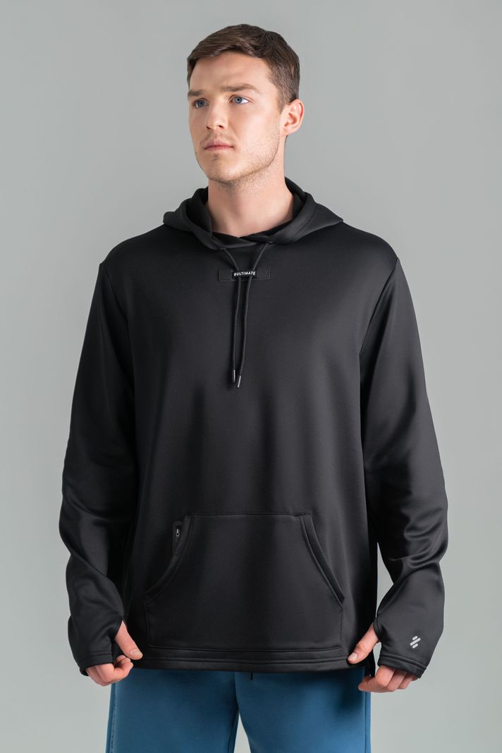 Utimate Hoodie Sport Hombre Black Sand-0