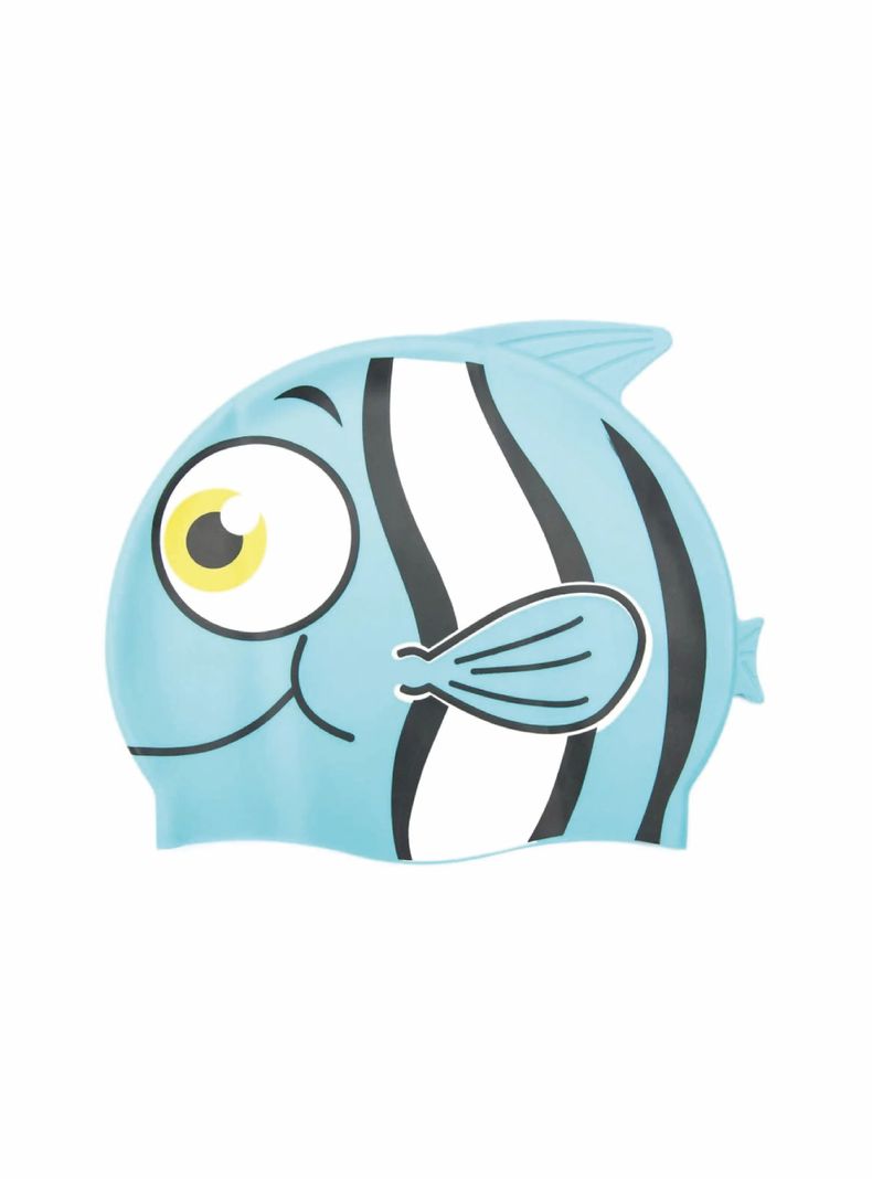 Gorro de natacion para ninos - Celeste