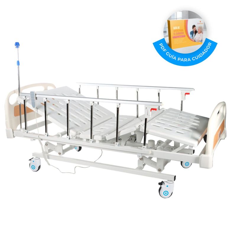 Cama Clínica Eléctrica 4 Posiciones Pro - Naranjo-0