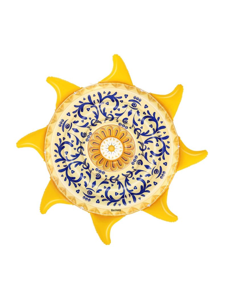 Flotador Isla Soleada 226 x 226 cm - Bestway Amarillo