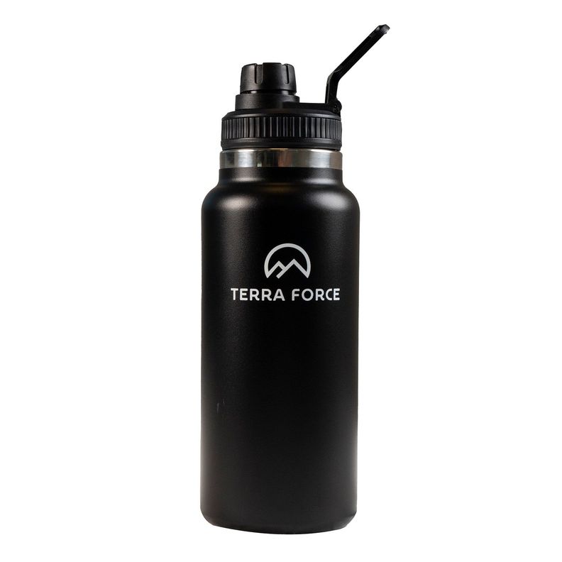 Botella Boca Ancha 940ml Negro-0