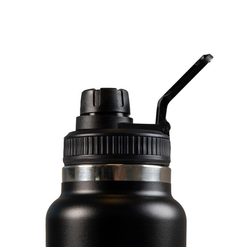 Botella Boca Ancha 940ml Negro-2