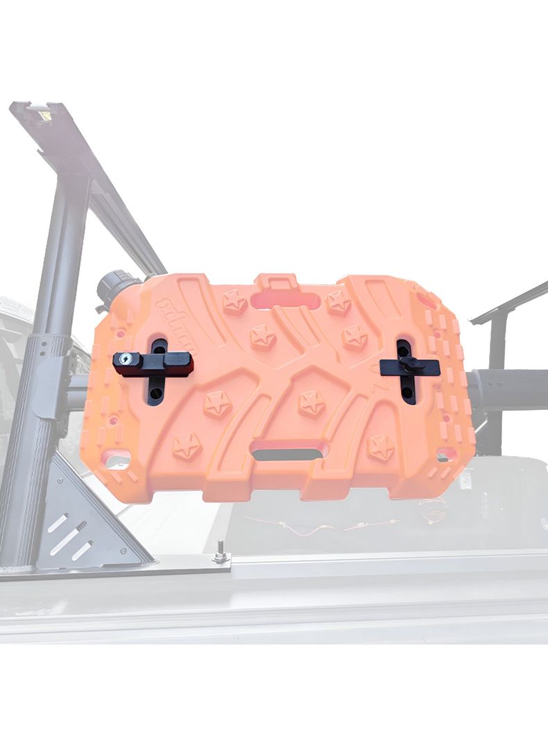 Soporte con Llave para Tabla de Rescate Overland 4x4 7L y 15L Negro