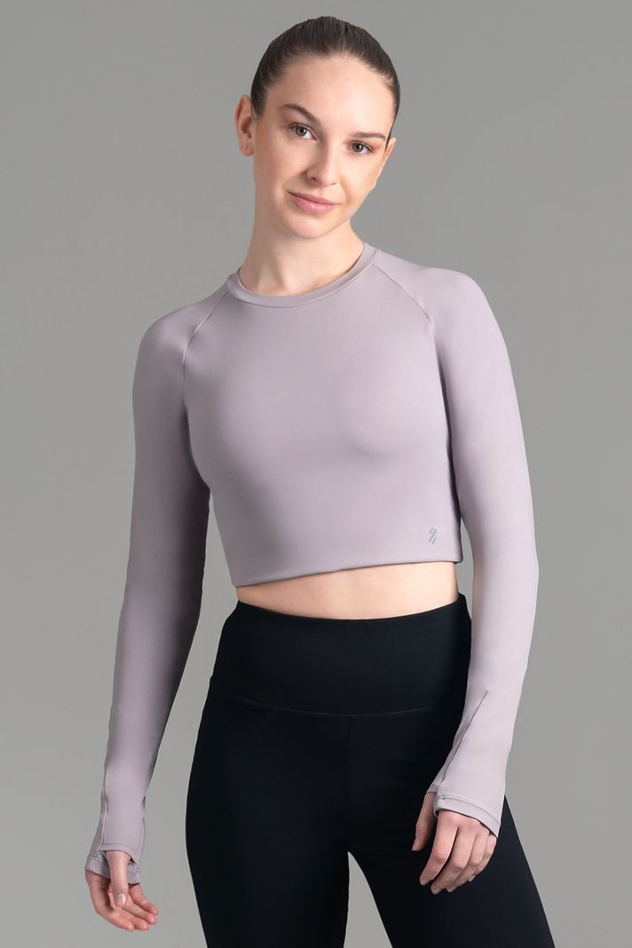 Ultimate Top ML Sport Mujer Raglan Cool Gray-0