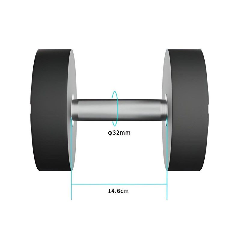 Mancuerna Redonda PU 25 KG-1