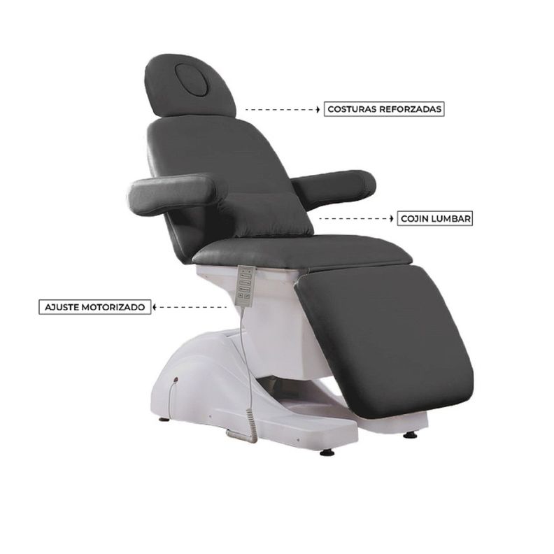 sillón cosmetológico eléctrico C1 Negro-1