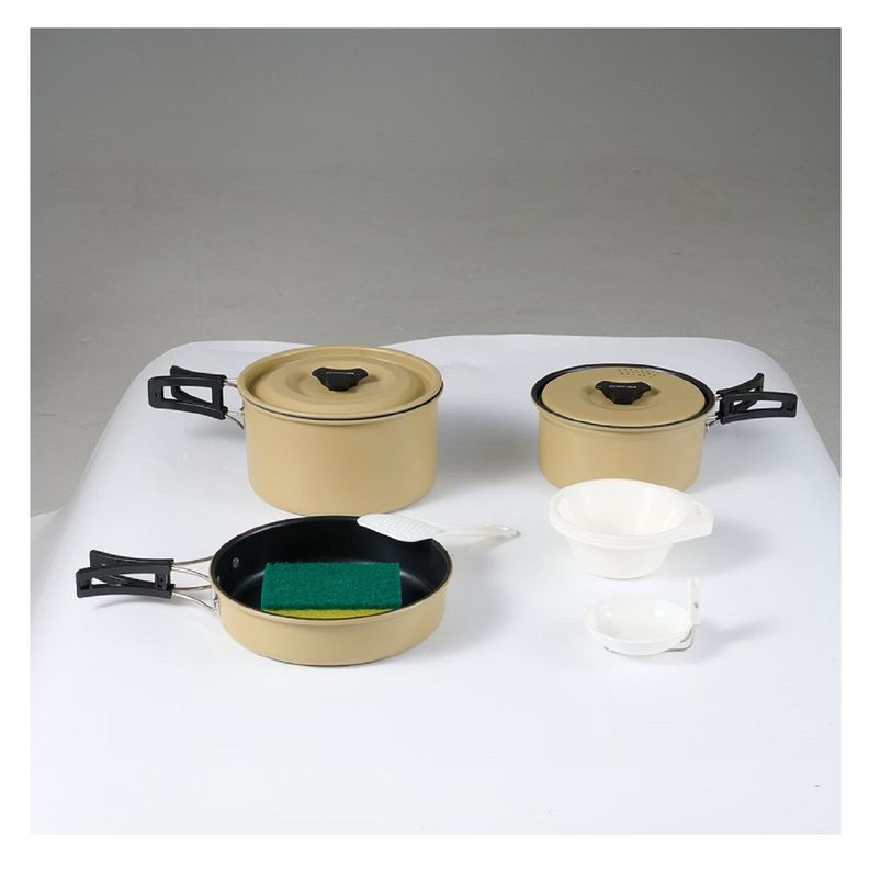 Set Ollas Aluminio Anti-Adherente 3 Piezas M-7