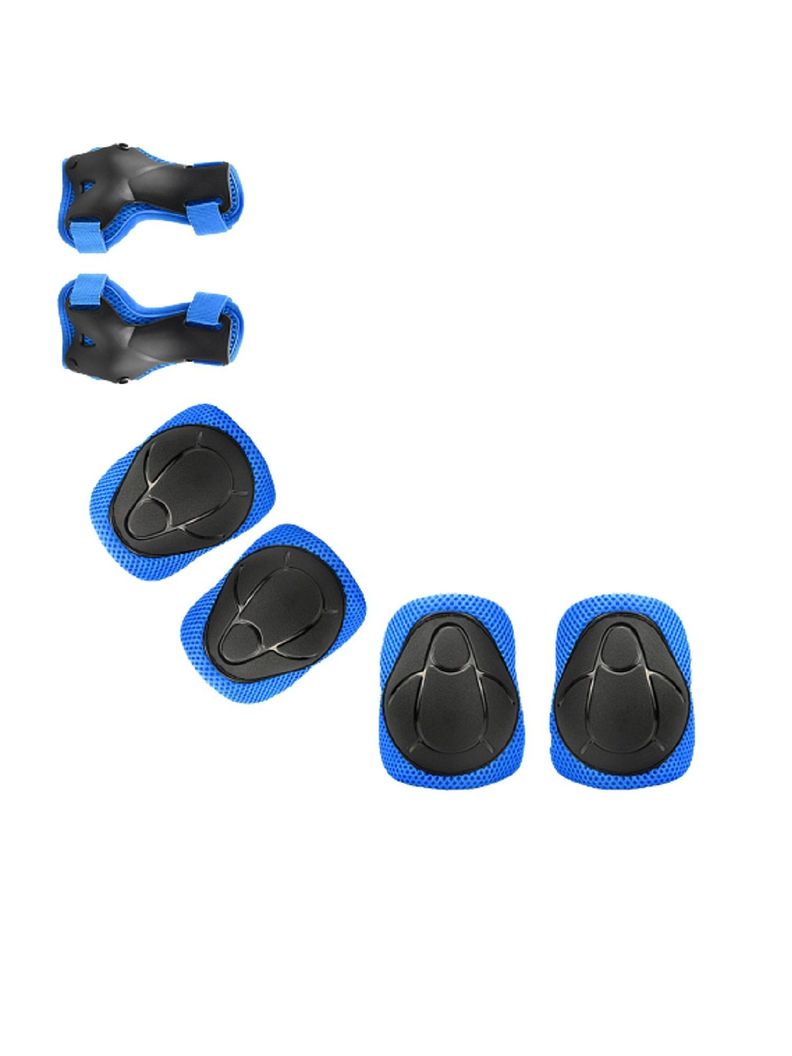 Pack Rodilleras Coderas y Muñequeras - Azul-1