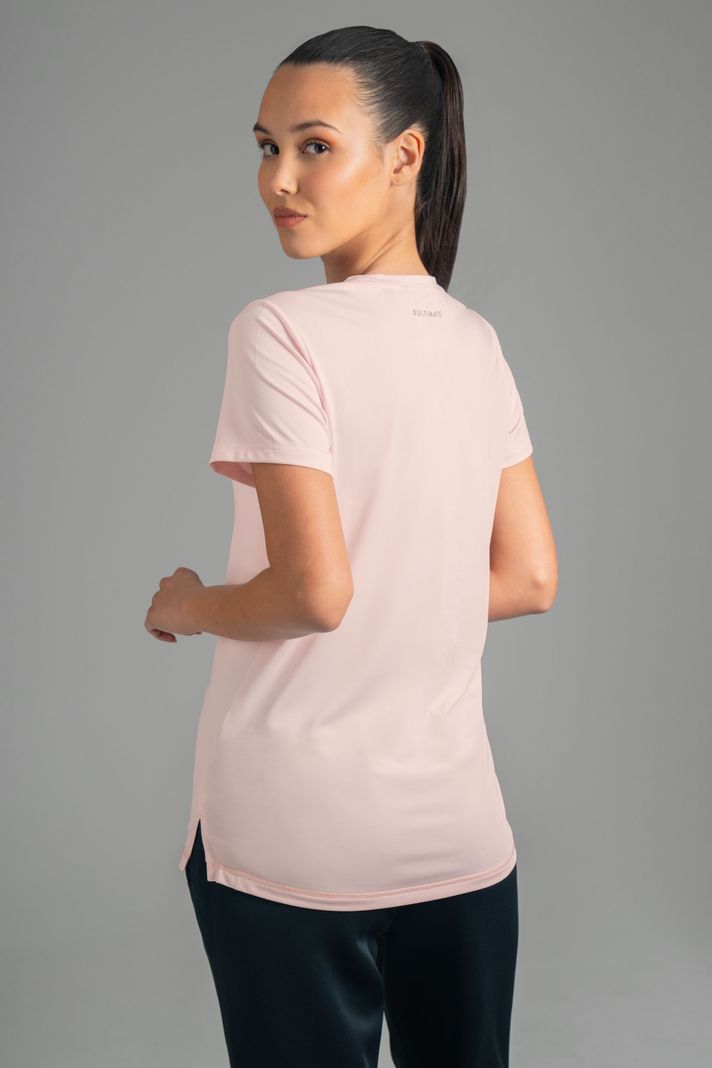Ultimate Polera MC Sport Mujer Pink-1