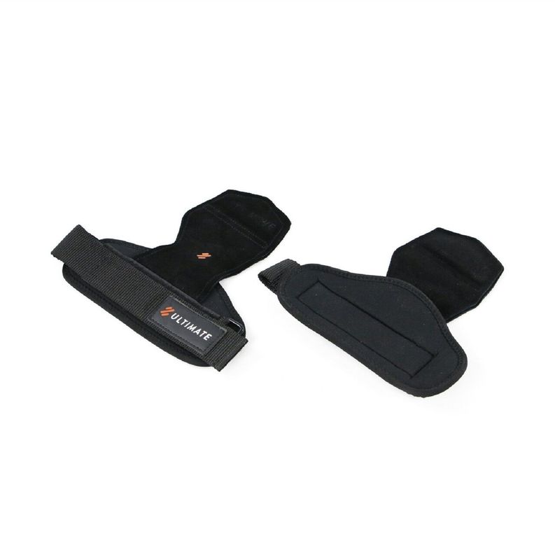Munequeras Levantamiento Pesas  Power Grasp 2.0 Negro
