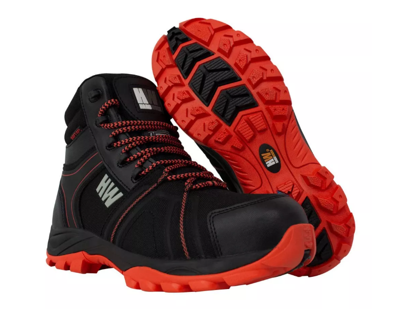 Calzado De Seguridad HW Bering High C/ Thinsulate Red Hardwork