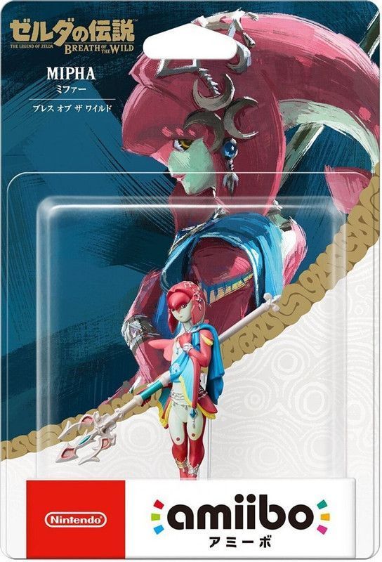 Figura Amiibo Mipha - Colección Zelda BOTW - Sniper-0