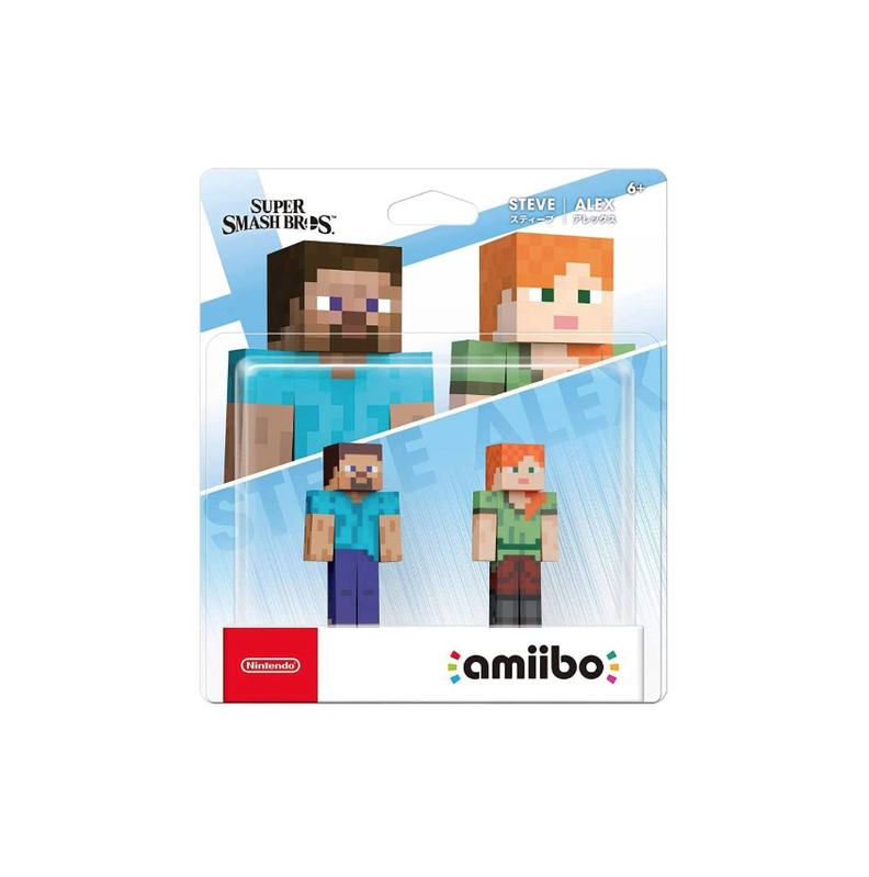 Figura Amiibo Nintendo Steve Alex - Super Smash Bros - Sniper-0