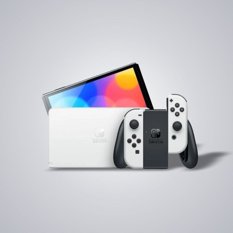 Consola Nintendo Switch Oled Blanca - Sniper-1