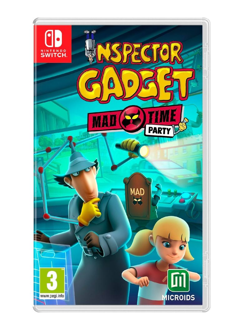 Inspector Gadget Mad Time Party - Switch Físico - Sniper-0