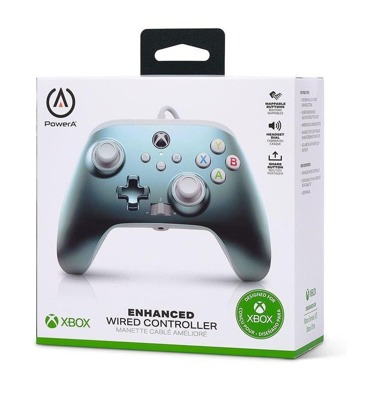 Control PowerA Enhanced Wired Metallic Ice - Xbox s/x-0