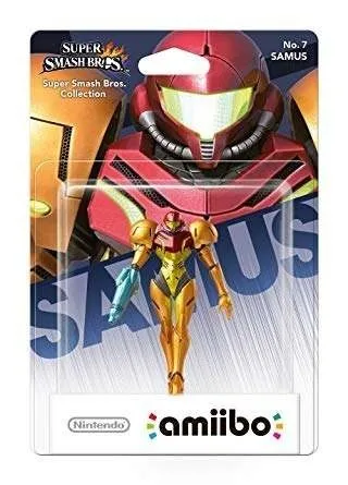 Figura Amiibo Samus - Colección Super Smash Bros - Sniper-0