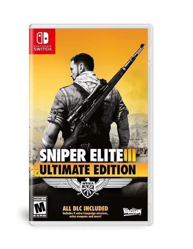 Sniper Elite 3 Ultlmate Ed All DLC - Switch Físico - Sniper-0