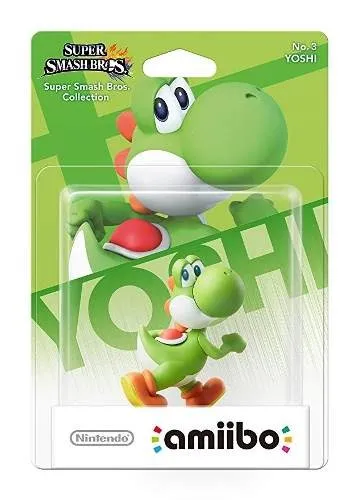 Figura Amiibo Yoshi - Colección Super Smash Bros -  Sniper-0