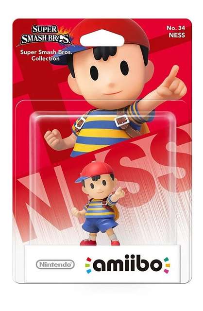 Figura Amiibo Ness - Colección Super Smash Bros - Sniper-0