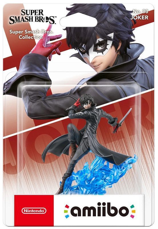Figura Amiibo Joker - Colección Super Smash Bros - Sniper-0