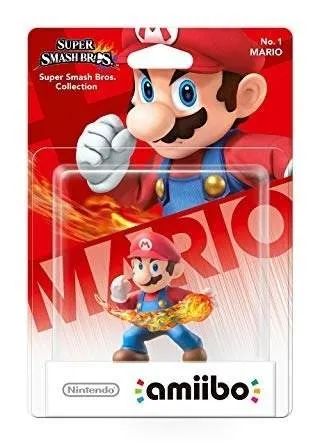Figura Amiibo Mario - Colecciòn Super Smash Bros - Sniper-0
