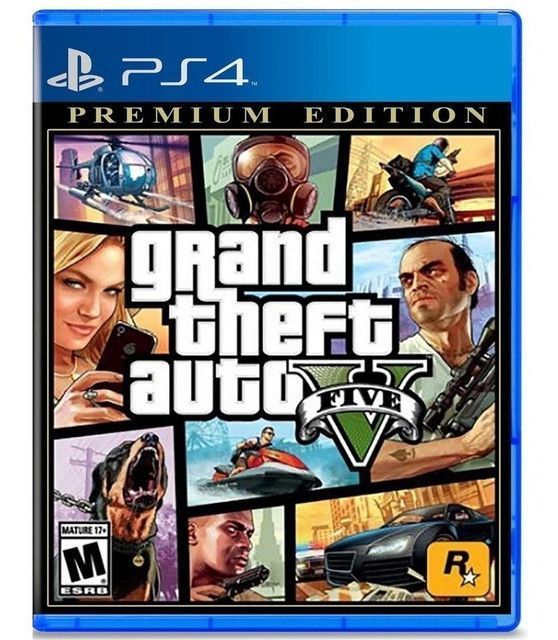 Grand Theft Auto V Premium Ed. - Ps4 Físico - Sniper-0