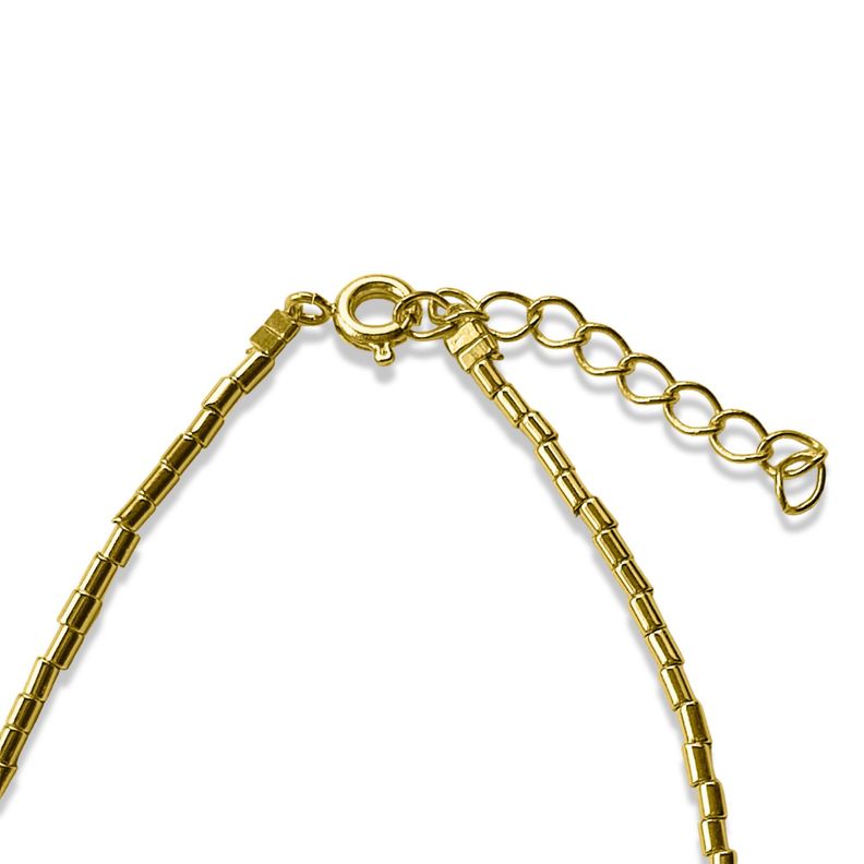 Pulsera Mostacilla Virgen De Los Rayos Enchapado Oro 18K-2