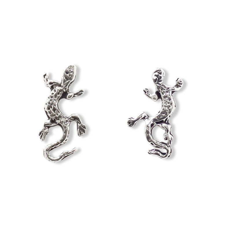 Aros Lagarto Plata Fina 925