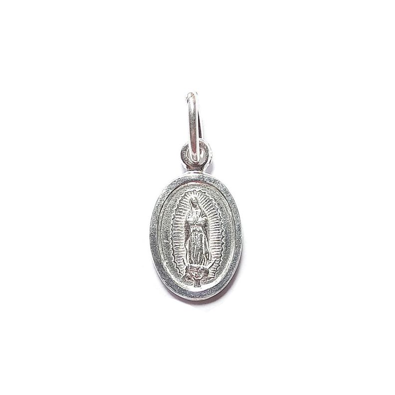 Colgante Virgen De Guadalupe Plata Fina 925