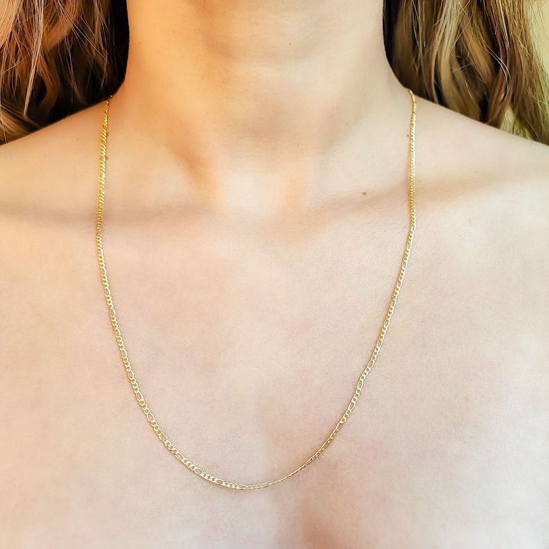 Cadena Juliana 60cm Enchapado Oro 18K-2