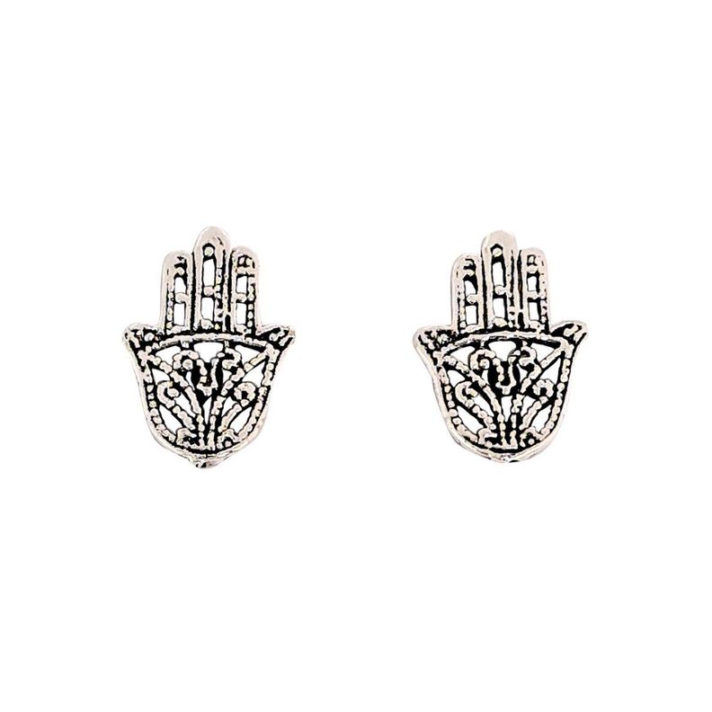 Aros Mano Fátima Plata Fina 925-0