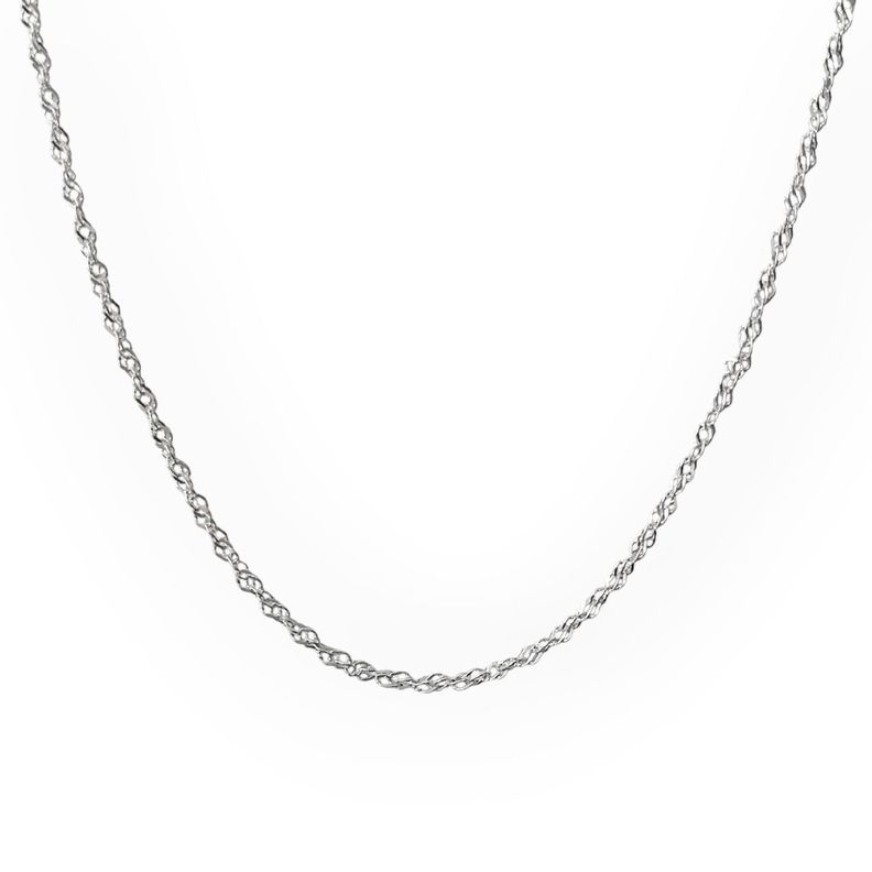 Cadena Singapur 45cm Plata Fina 925-0