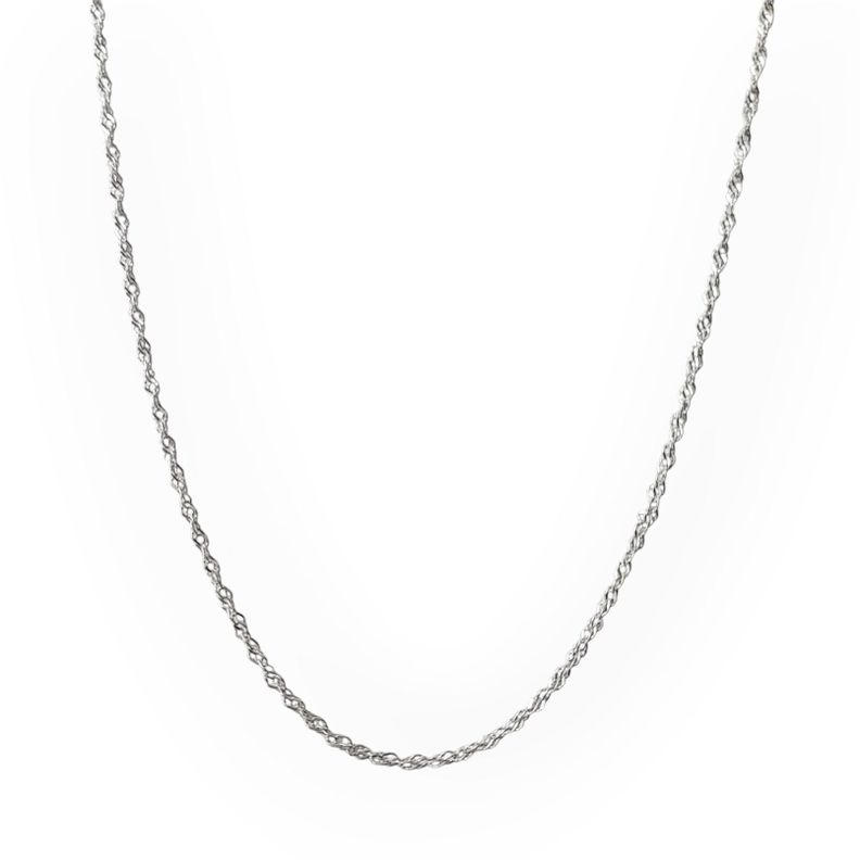 Cadena Singapur 45cm Plata Fina 925-1