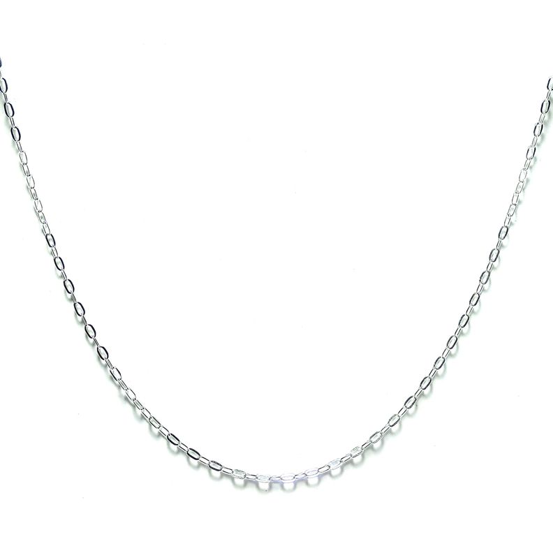 Cadena Eslabón  70cm Plata Fina 925-0