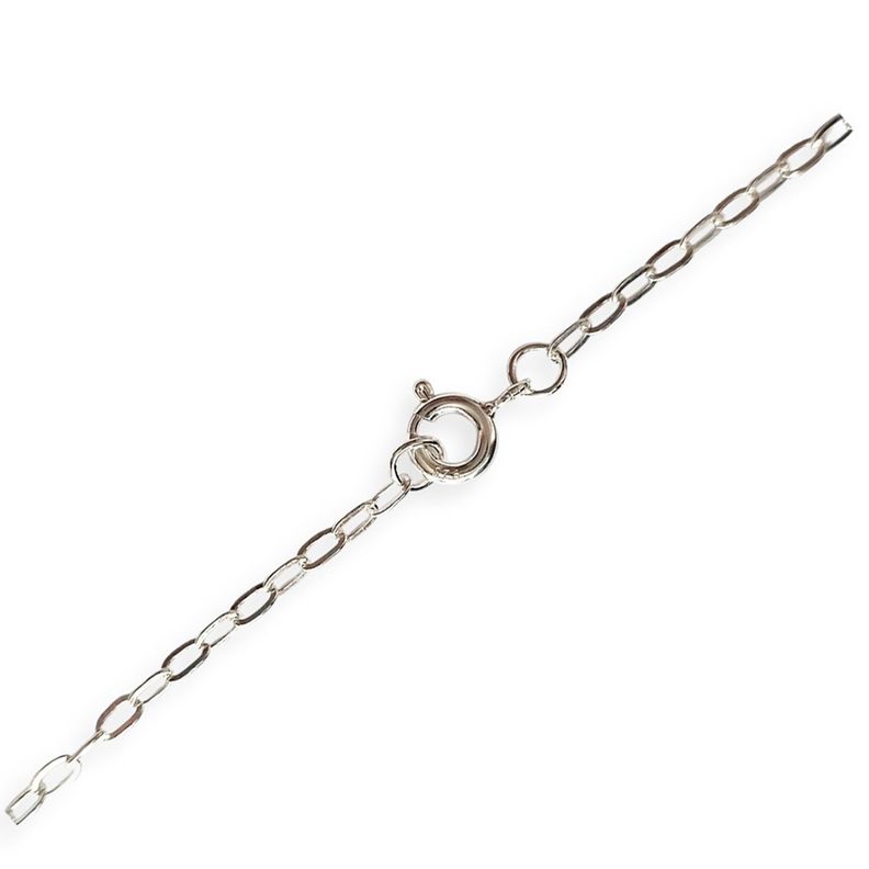 Cadena Eslabón  70cm Plata Fina 925-1