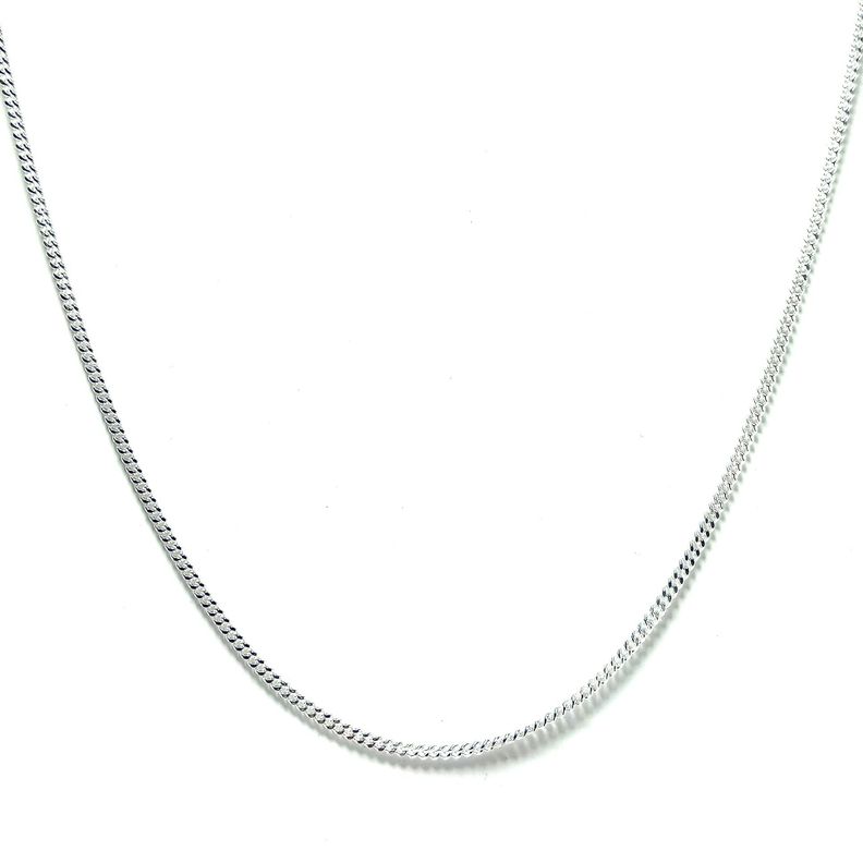 Cadena Grumet 60cm Plata Fina 925-0