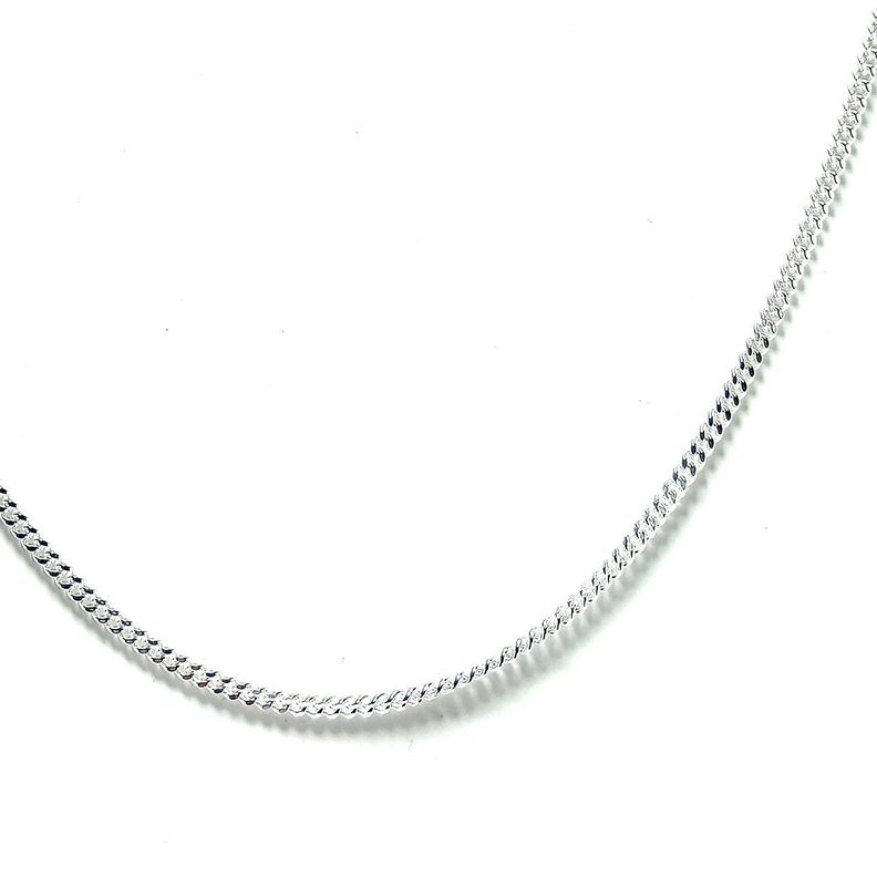 Cadena Grumet 60cm Plata Fina 925-1