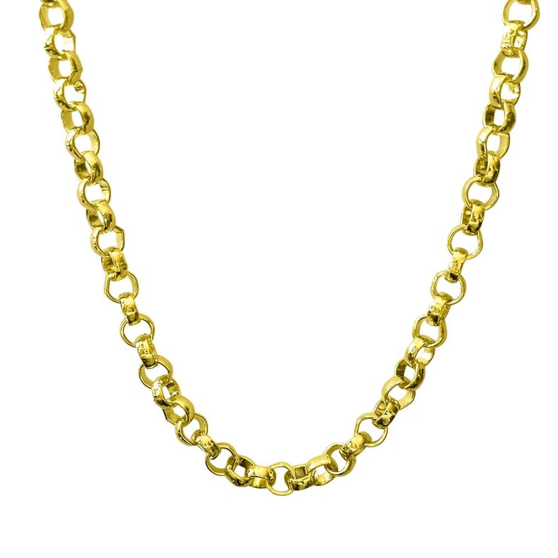 Cadena Rolo Enchapado Oro 18K -0
