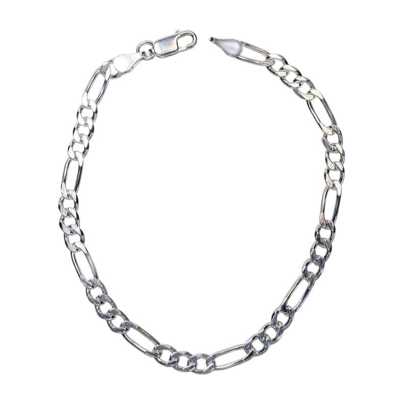 Pulsera Eslabón Grueso Hombre Plata Fina 925-0
