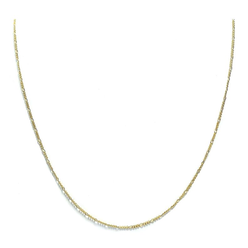 Cadena Eslabón Enchapado Oro 18K 45cm-0