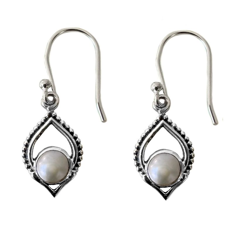 Aros Shaila Perla Plata Fina 925-0