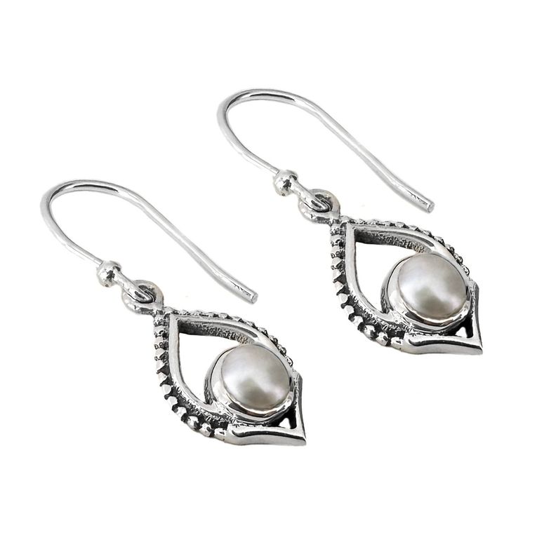 Aros Shaila Perla Plata Fina 925-1